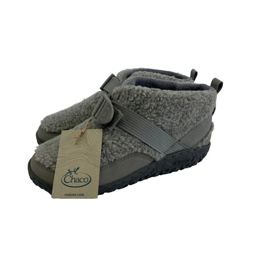 BOGO Chaco Ramble Fluff Ankle Bootie Light Gray NEW Adjustable JCH180350 Kids 5